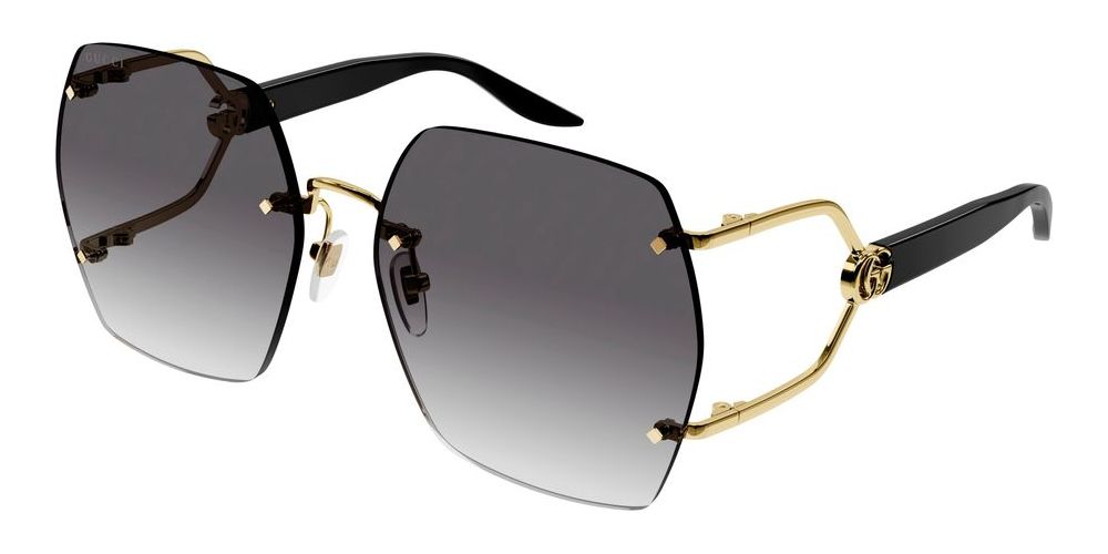 Gucci 1562S Black & Grey 001 Size 62,  Sunglasses - Dayal Opticals