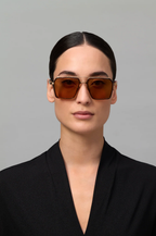 AKONI AKS510C TIROS GLD GLD BRN 58 SUNGLASSES