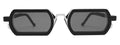 VAVA WL0072 WHITE LABEL BLACK MATT 52 SUNGLASSES