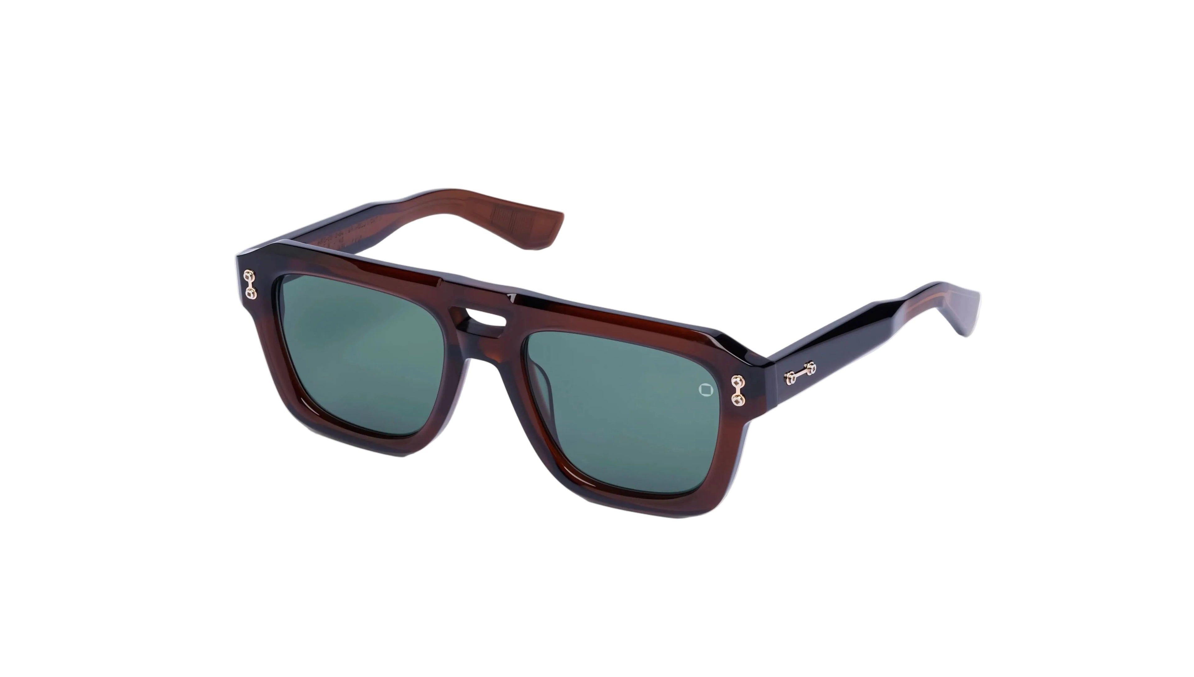 AKONI AKS531B PERSEUS BRN GLD 54 SUNGLASSES