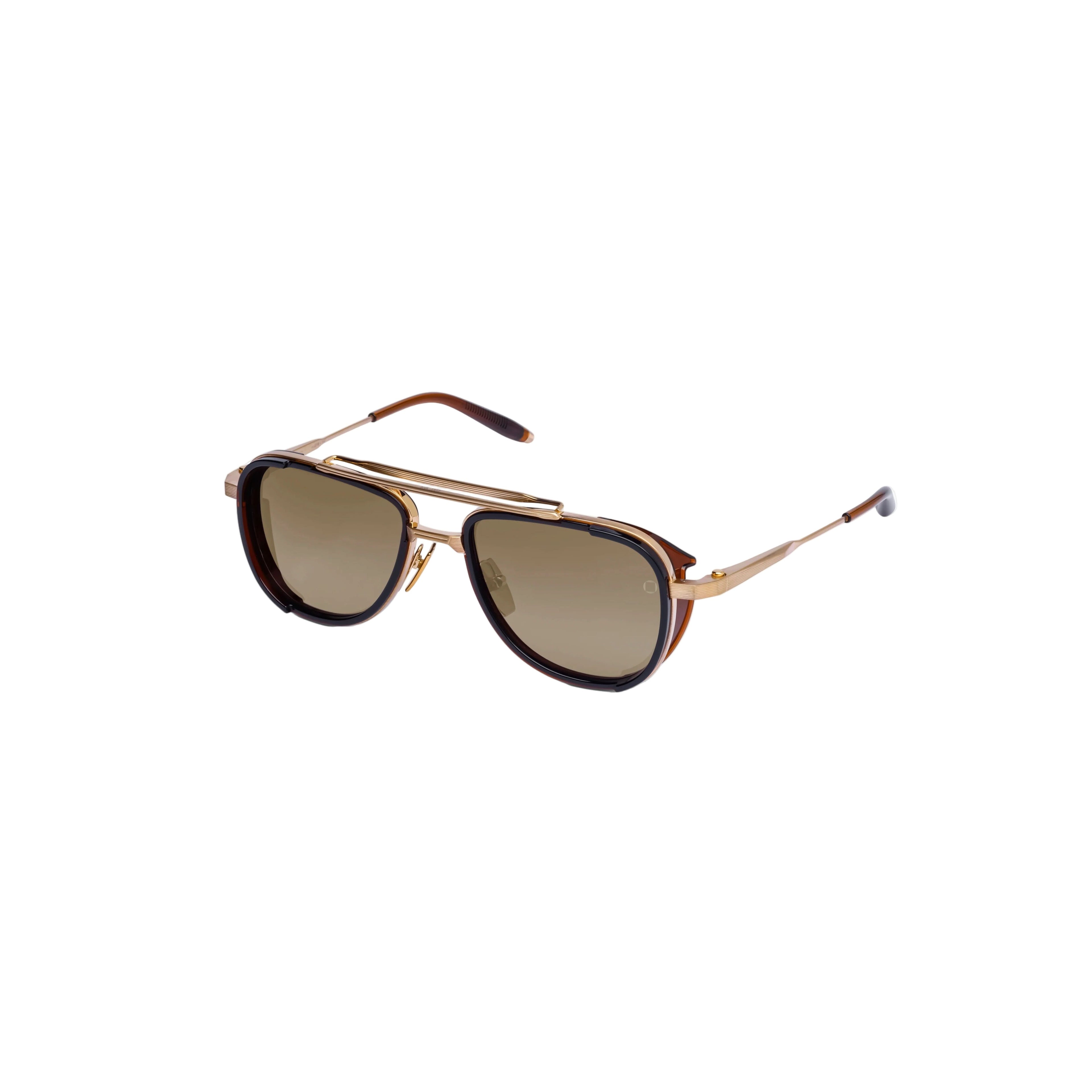 AKONI AKS525C SPITZER GLD BRN 54 SUNGLASSES