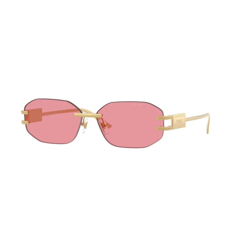 Versace 2274 Rectangel Rim Less Sunglasses