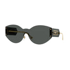 Versace 2276 Geometric Rim Less Sunglasses